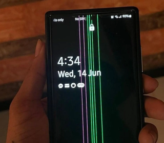 Thay màn hình Samsung (ám, cháy, sọc)