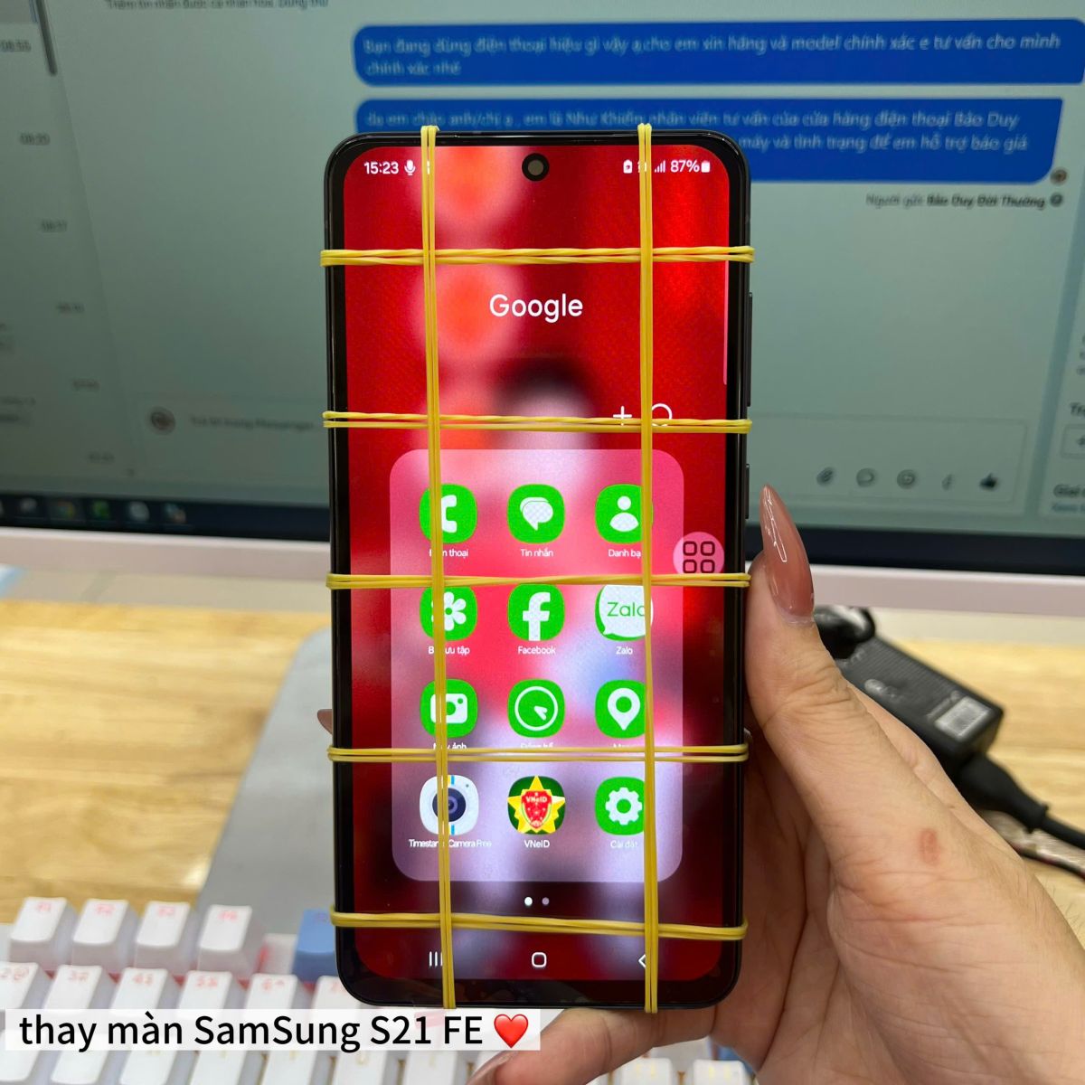 Sửa màn hình Samsung S21 FE Cần Thơ