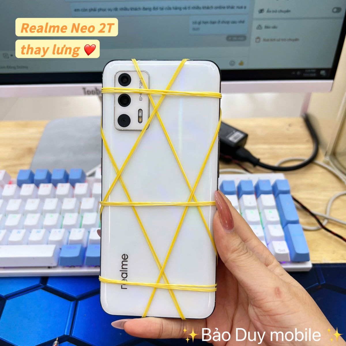Thay sườn vỏ Realme GT Neo 2T Cần Thơ