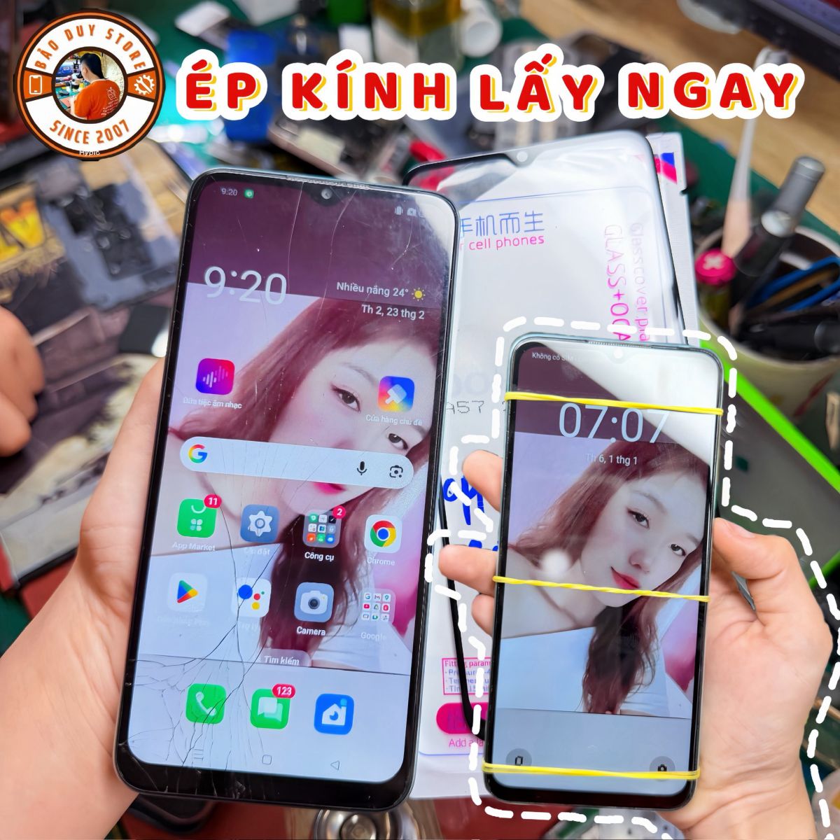 thay mặt kính Redmi Note 13 Cần Thơ