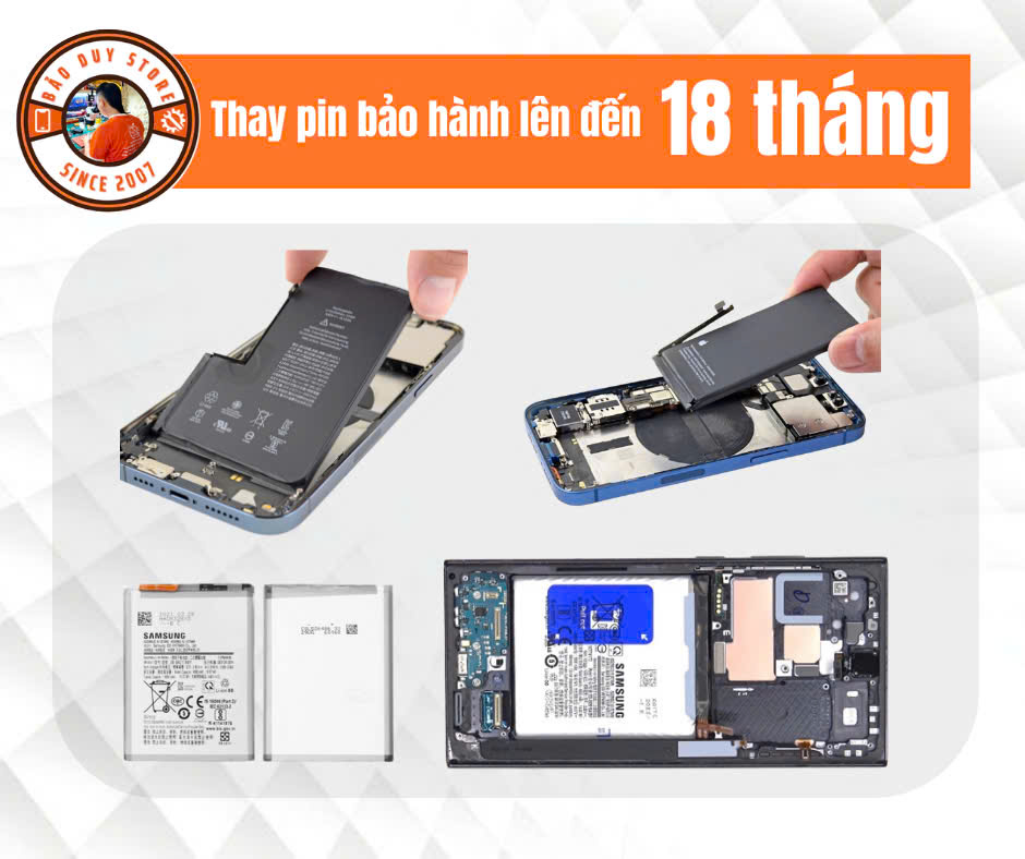 Thay pin điện thoại Cần Thơ