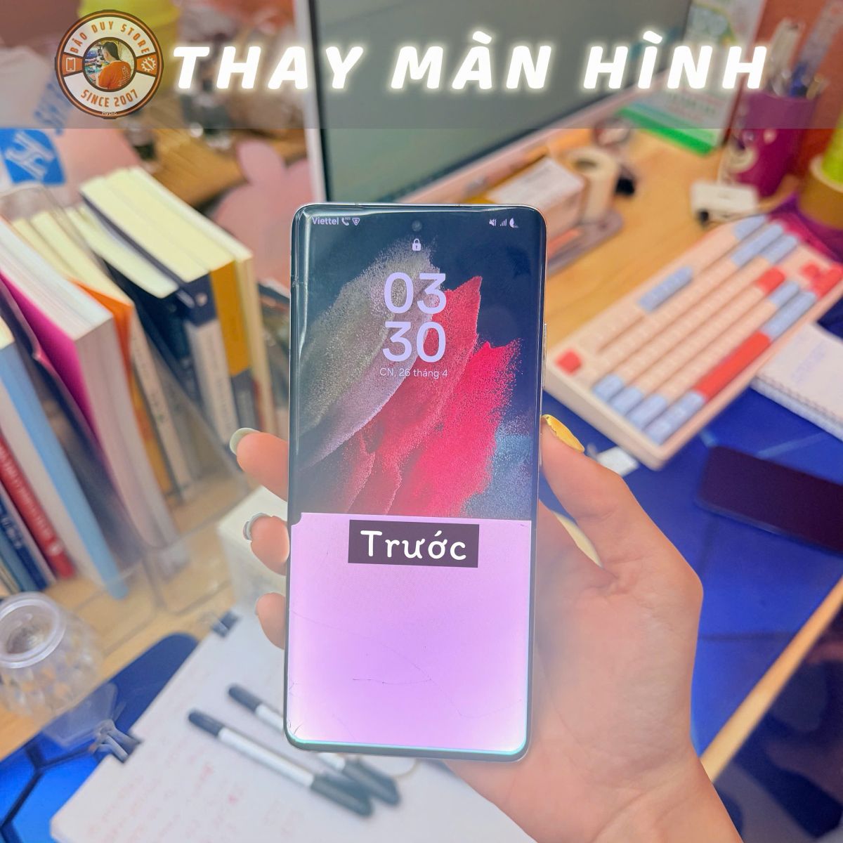 Sửa thay màn hình Samsung S22 lấy liền tại Cần Thơ